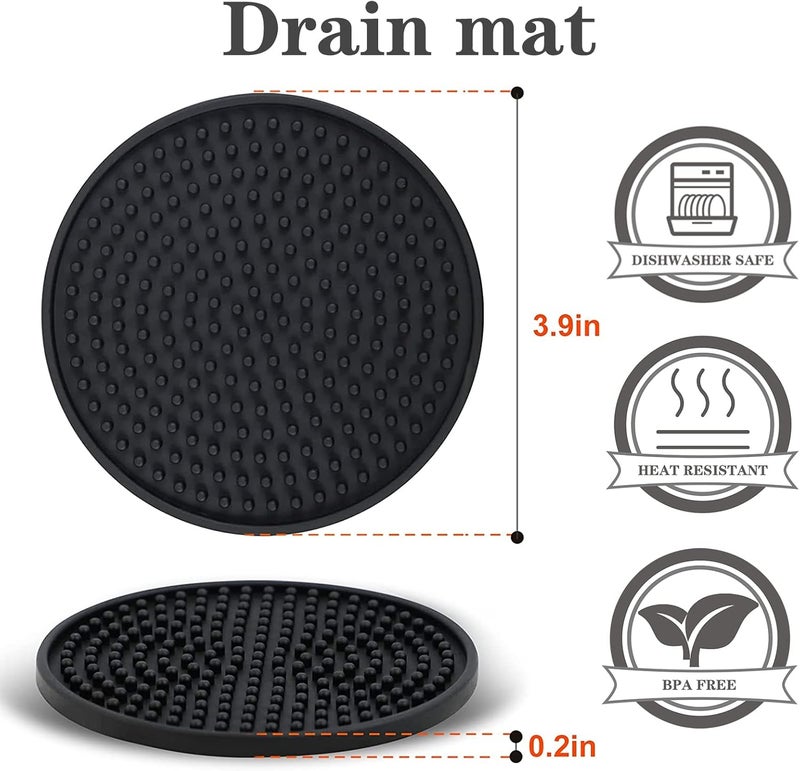 Herda Cast Iron Cleaner Scrubber+Tray with Handle, Welded Chainmail Scrubber for Pan Pot Grill Oven Wok Cleaning- Small Ring Chain Scrub Metal Scraper Brush Iron Skillet Steel Wool Scrubber Steel Sponge - Image 5